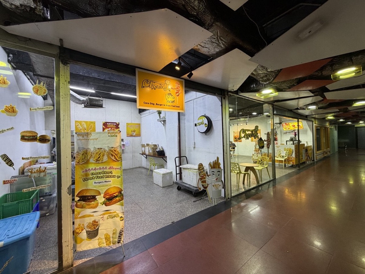 Cheesy Bites main outlet entrance at Taw Win Center